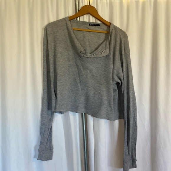 Grey brandy Melville top - Picture 1 of 4
